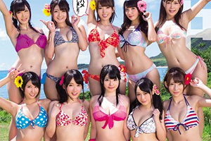 ゴムを持たずに無人島に上陸した美女たちと生ハメ大乱交SEX!