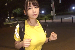 【ナンパTV】ジョギング中の爆乳女子(22)をナンパしてホテルにお持ち帰りしたSEX動画 in武蔵野