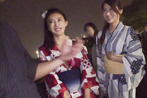 【ナンパTV】横浜みなとみらいの花火大会でゲットした浴衣美女のSEX動画