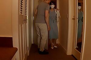 市橋美智恵 NTR願望のある夫の頼みでAV出演する三十路熟女妻！マゾマスクを着けて他人ちんぽ挿入