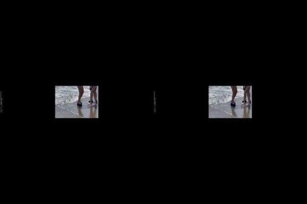 【VR】【高画質 追跡視点】海水浴場で見かけた家族と一緒にいる幸せな中●生を拉致して強●VR