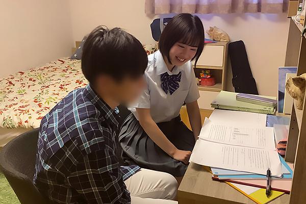 幾田まち 超絶可愛い制服JKの教え子に誘惑される家庭教師！だいしゅきホールドでベロキス性交