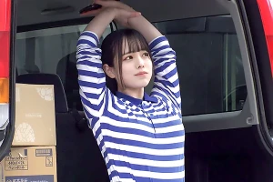 荷物の配達にやって来た巨乳ドライバーをレイプ！欲望のままにゴム無しで犯す
