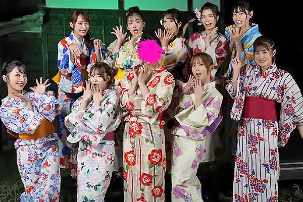 声を漏らせば罰ゲーム発動！中出しが待つスリル満点のエロきもだめし 新井リマ