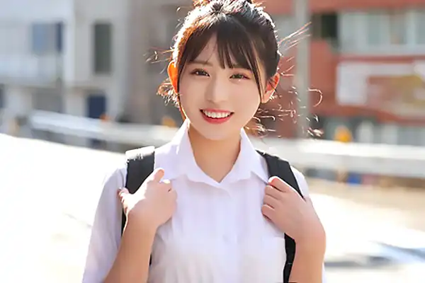 学校帰りの天然系制服JKをガチナンパ。キツマンを激ピストンして子宮に中出し！