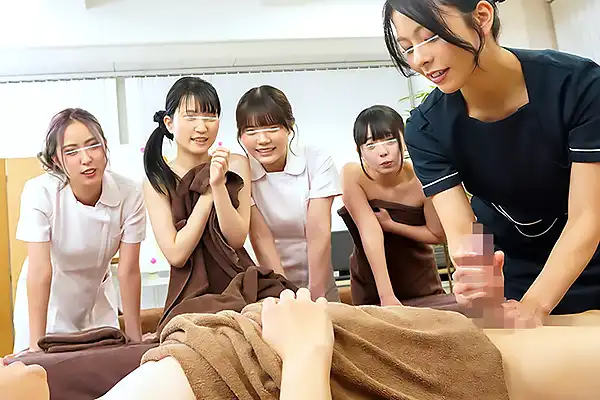 エステ講習に来たら男は俺ひとり…！美女たちの手コキ練習にされる快楽地獄 Post155