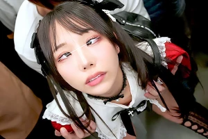 地雷系女子がアヘ顔になるまで痴漢して…電車内で即ハメしてそのまま中出し！