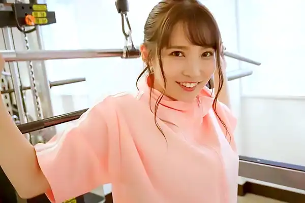 一緒にトレーニングしてくれる癒し系美少女–汗臭い肉棒をじっくり手コキする–枢木あおい Post155