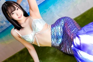 マーメイドコスプレの女子大生を個人撮影！徐々にボディタッチして責める