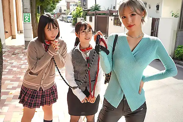 真面目な女性をレズペットに堕とす！痴女が激しいクンニ責めで支配する 百永さりな 松井日奈子