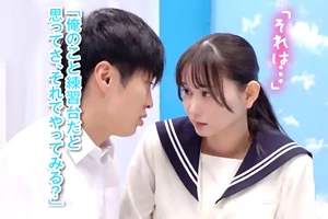 【マジックミラー号】彼氏がいる幼馴染JKを…脱出ゲームを口実に手マン責め！