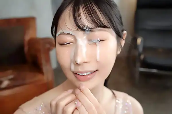 綺麗なお姉さんの清楚な顔に放たれる！ぶっかけで白濁まみれに染め上げる 朝妃りお Post155