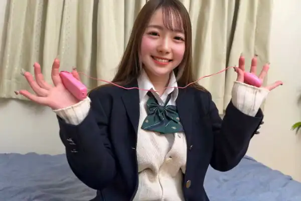 付き合って3ヶ月の現役JK彼女と初おうちデート！まったりイチャラブセックス