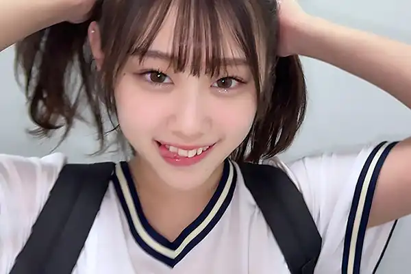 部活終わりのチア女子とトイレでこっそりエッチ。巨乳を揺らしながら立ちバックで中出し Post
