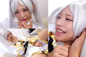 エルフ魔法使いコスの美少女アイドル！体が震えるほどクンニの快楽に溺れる