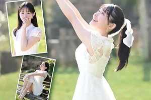 AVデビューの元アイドル美少女！頭脳派なのに愛撫で甘い声を漏らす 山田鈴奈