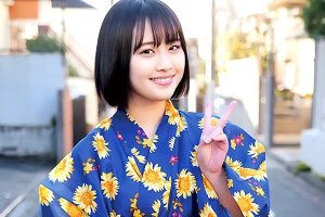 浴衣女子大生と野球拳で勝負!脱がせた先はそのまま中出しセックス