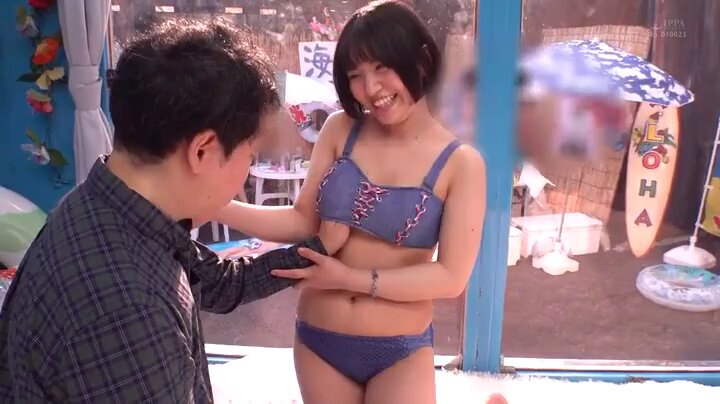 真夏の海水浴場で見つけたショートカットの似合う水着美少女が 童貞くんを赤面筆おろし のはずが...実は絶倫AV男優で失禁・痙攣お構いなし何度イっても止まらない激ピストンで無許可中出し！