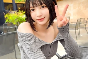 ショートボブが似合う天真爛漫な美少女とホテルへ。弾力のある美巨乳をじっくり揉みしだく