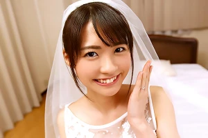 東條なつ スレンダーな美少女と結婚！ウェディングドレス姿で即ハメしてイチャラブ着衣セックス