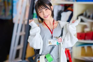 宮島めい 美女が1日限定でADのお仕事に挑戦！AV男優の面接中に即ハメされて乱交セックスに発展