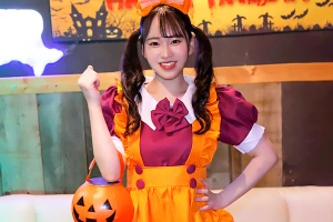 【マジックミラー号】渋谷ハロウィンでEカップ巨乳のコスプレ美女をゲット！大勢の前でイキ顔を晒す