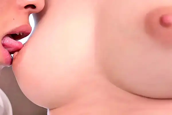 美しいピンク乳首のGカップ女子大生が登場！AVデビュー作で甘くおっぱいを舐められる 如月りせ Post155