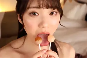 石川澪 顔面偏差値レベチなアイドル級美少女のヌード映像！飴をフェラするように舐めまわす！