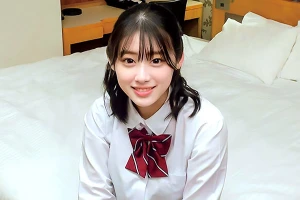 初めて痴漢を体験した美少女JKが…流されるがままにフェラして搾り取る！