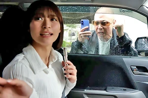 煽り運転してきたオヤジは就職先の大事な取引相手だった–彼女の体を献上するNTR展開に 東條なつ