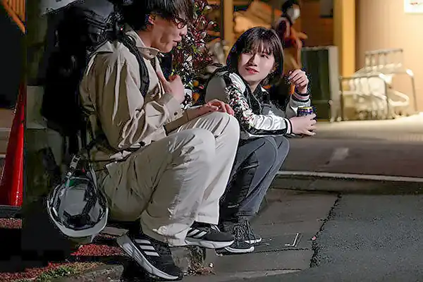 男っぽいガテン系女上司がメスの顔になって…部下の肉棒を咥えてフェラ！ 石原希望 Post155