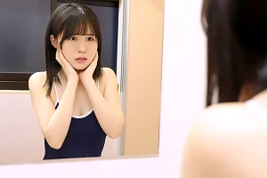 処女を奪われて一気に性欲が覚醒した巨乳JK。競泳水着姿でオナニーに耽る