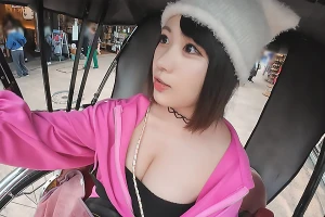 【ぱいぱいズリ子。】爆乳Iカップで浅草街ブラ！パイズリ天狗とハメ狂う