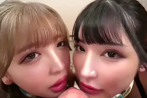 贅沢空間で美女2人が奉仕。コンシェルジュのフェラ手コキ責めに溺れる 小那海あや 胡桃さくら Post155