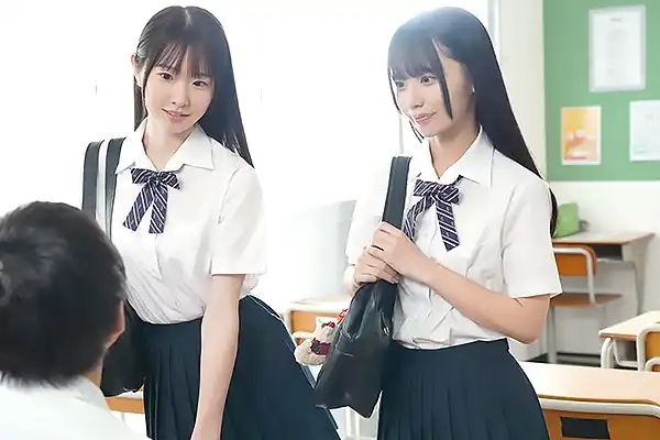 清楚な幼馴染JKが豹変！顔面騎乗とフェラで同時に責められる 渚あいり 白上咲花