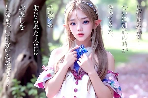 AIなのにエロすぎる！美少女エルフが激しいフェラで絶頂へ導く