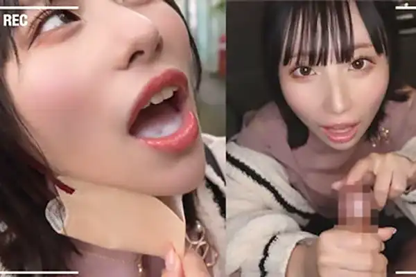 圧倒的ビジュの美少女が覚醒！トイレで激しくフェラして精子を搾り取る 松井日奈子
