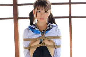 永瀬ゆい 元アイドルの美少女JKが緊縛調教で肉オナホに堕ちて…クズ義父にレイプされて中出し！