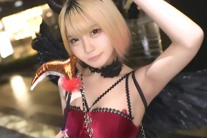 【ナンパTV】ハロウィン悪魔コス20歳コンカフェ嬢が即ハメ！潮吹き逝きまくり痴女全開で顔射までしてくれるエロすぎ初AV