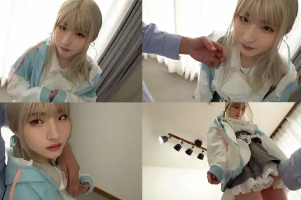 愛撫クンニでビクビクする欲求不満な小柄女の子。エロすぎて2回戦突入中出しセックス