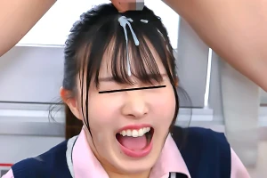 授業中に突然始まるぶっかけ祭り！美少女JKがクラスメイトの濃厚ザーメンを浴びる