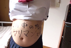 未成年の妊婦がAVに出る日本とか言う国…（GIFあり）