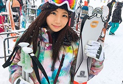 新潟のスキー場でナンパGETした美巨乳JDをホテルに連れ込んでハメ撮り！