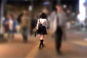 日本有数の繁華街「池袋」でひとり歩く女子校生を車で拉致！恐怖で失禁するJKを容赦なく輪姦！